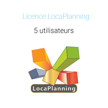 LocaPlanning - Planning location - Planning de location - licence 5 utilisateurs